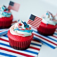 flag cupcake recipe