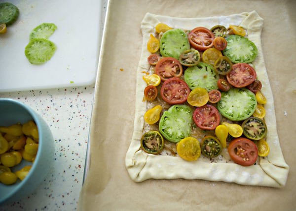 tomato and feta tart recipe