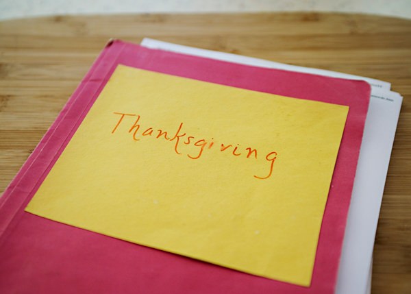 thanksgiving menu planning