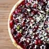 cranberry lime tart