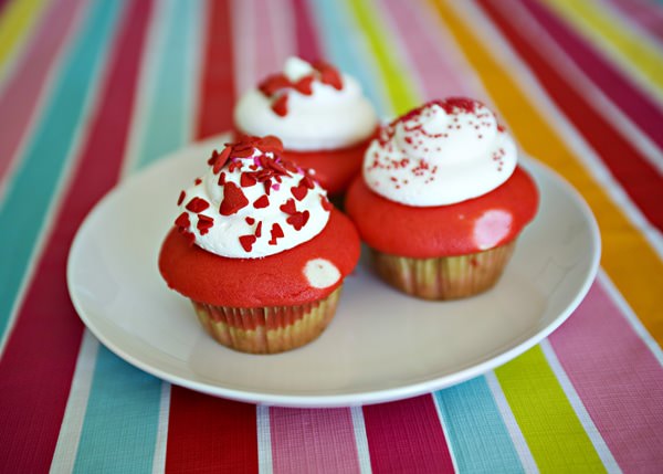 valentine cupcakes