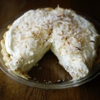 Permalink to: Toasted Coconut Cream Pie and a Shabby Apple Giveaway **closed** coconut cream pie recipe