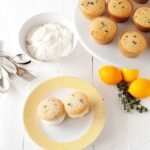 lemon-thyme-cupcakes_20 lemon thyme cupcakes with honey cream recipe