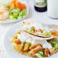 Permalink to: Buffalo Chicken Tacos buffalo chicken tacos