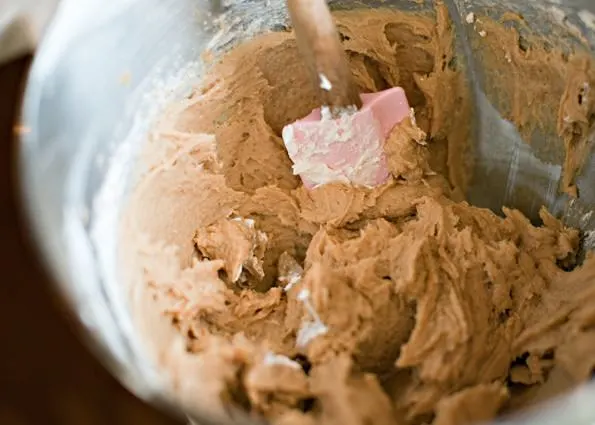 mixing ingredients for peanut butter pie