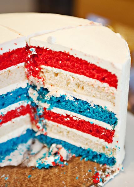 flag cake with buttercream frosting recipe