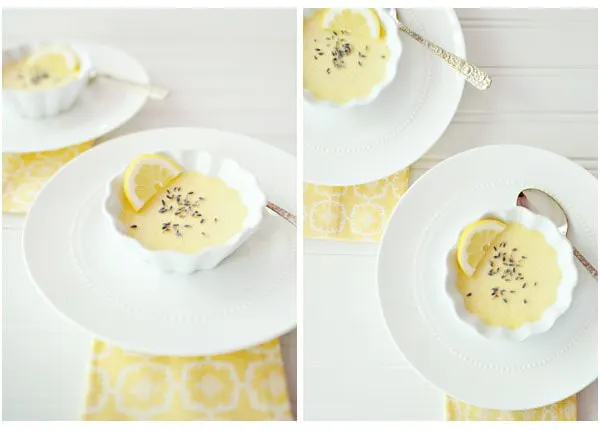 lemon lavendar pots de creme recipe