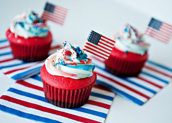 flag cupcake recipe