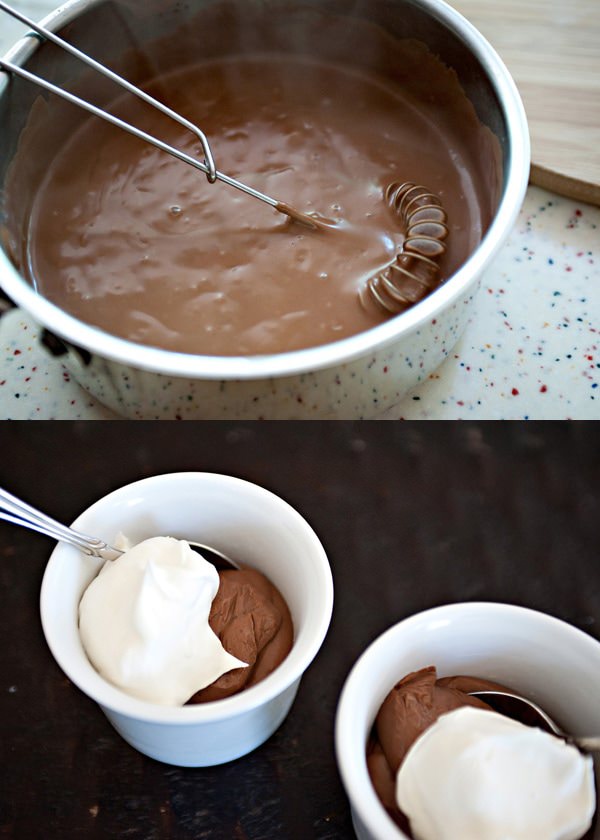 milk chocolate pudding