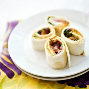 Spinach and Bacon Roll Ups
