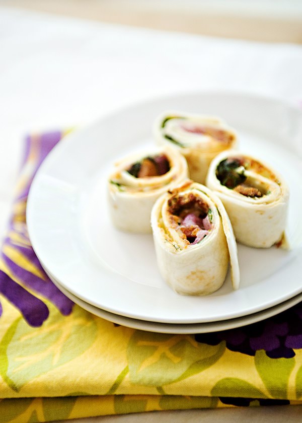 spinach and bacon roll ups