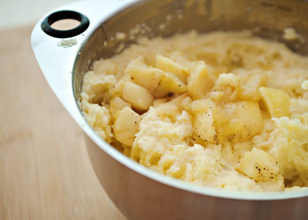 blue cheese and roasted apple mashed potato recipe