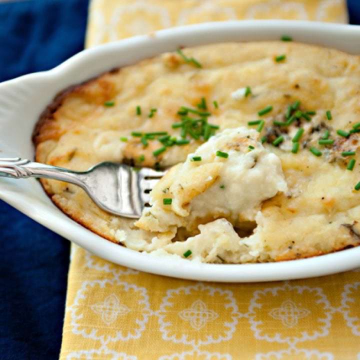 blue cheese and roasted apple mashed potato recipe