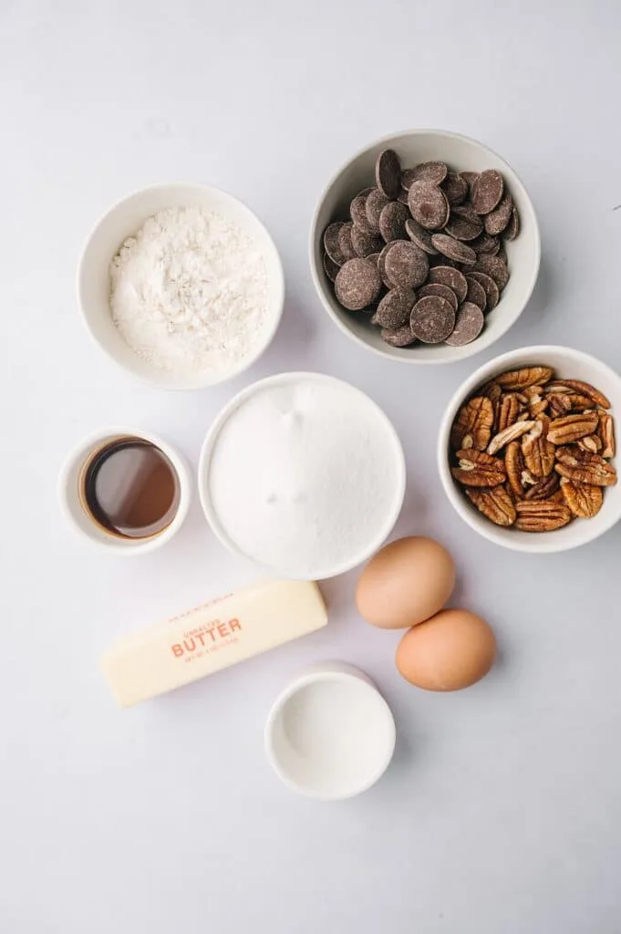 ingredients for matt's crazy brownies