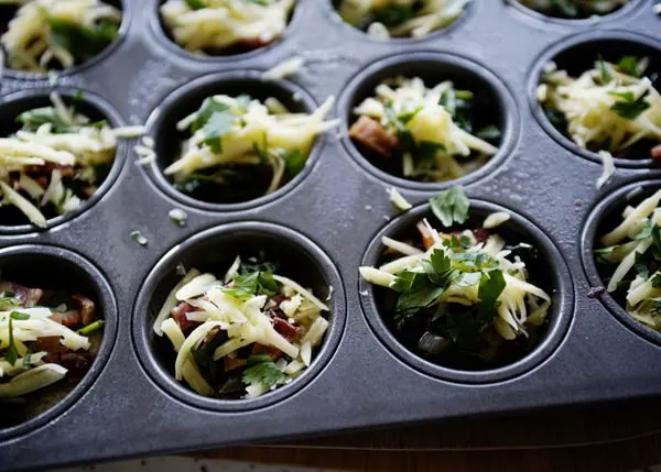 mini spinach and jarlsberg quiche recipe