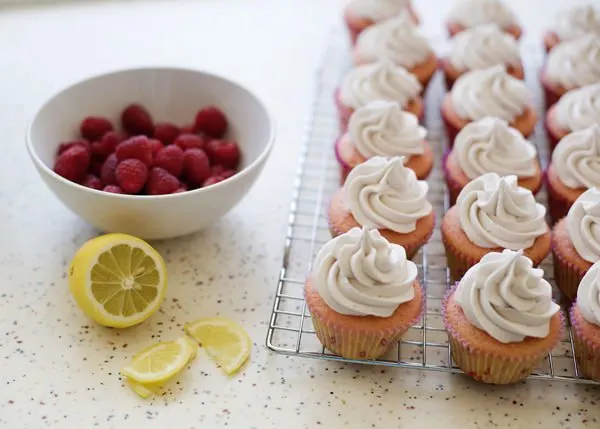 lemon and raspberry cupcake recipe