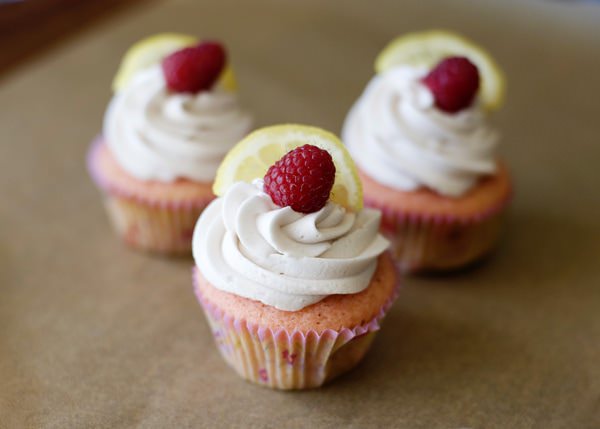 lemon raspberry cupcake recipe