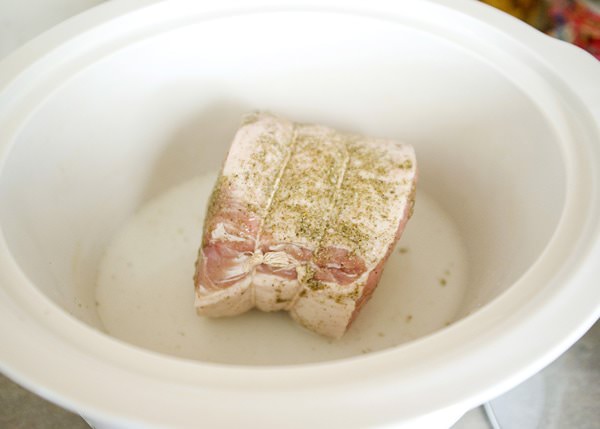 brown sugar and balsamic slow cooker pork recipe