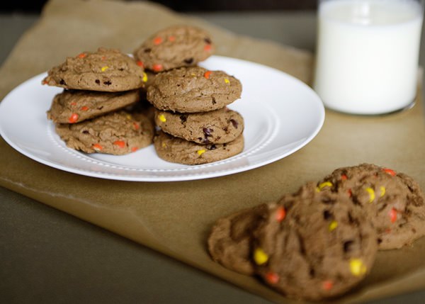 reese's pieces cookies recipe