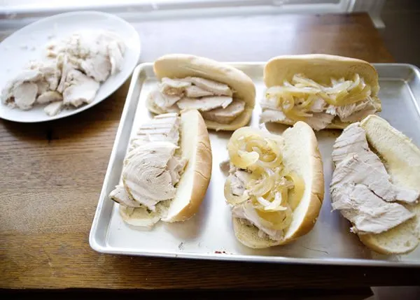 slow cooker turkey dip sandwich recipe