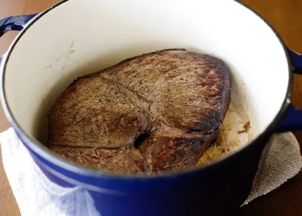 wine marinated pot roast recipe