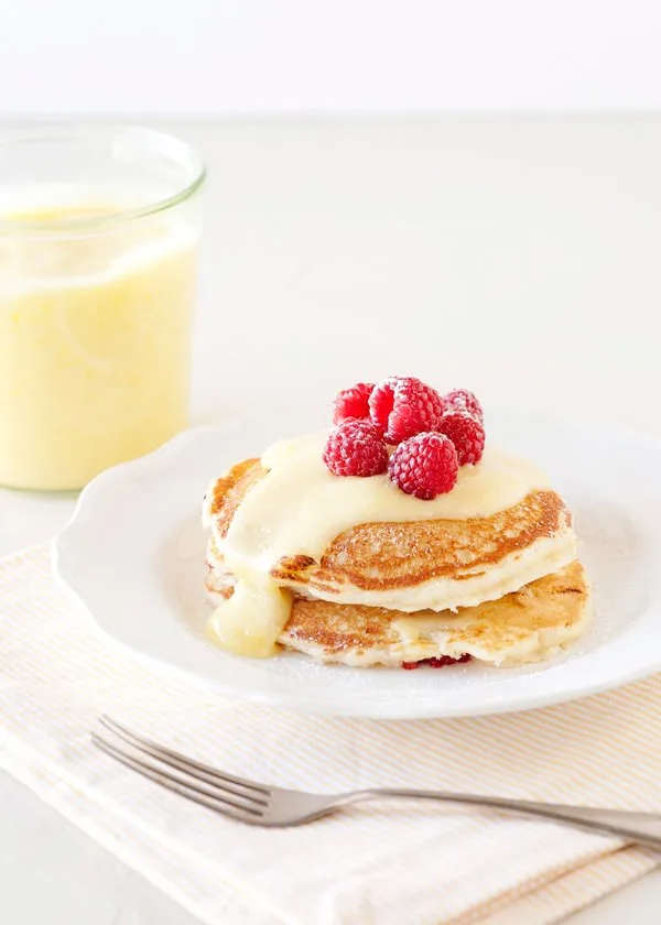 lemon raspberry pancakes recipe