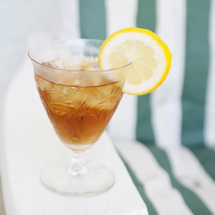 Bergamot Iced Tea Cocktail