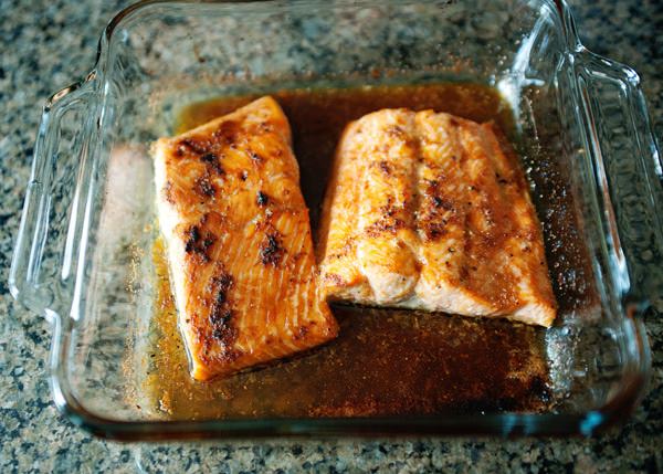 quick broiled ginger salmon recipe