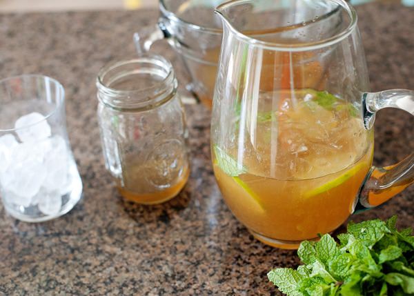 mint lime tea cooler recipe