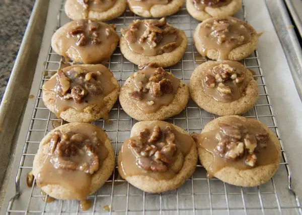 king cake cookies with pecan praline recipe