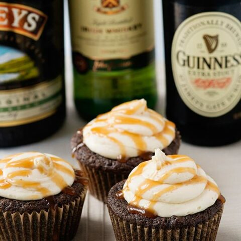 Guinness Irish Cream Cupcakes