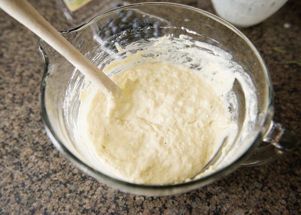 Lemon thyme pancakes with blueberry sauce recipe