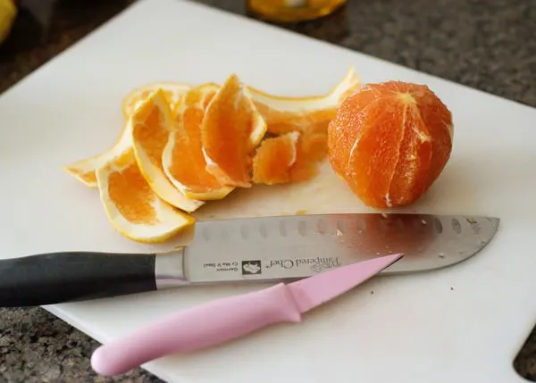 how to segment an orange