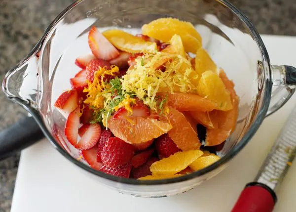 citrus mint fruit salad recipe