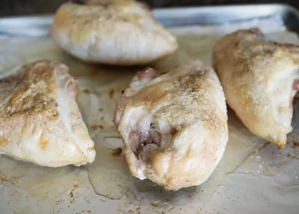 how to roast chicken for salad