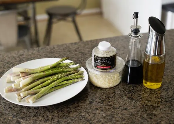 grilled asparagus with balsamic and parmesan recipe