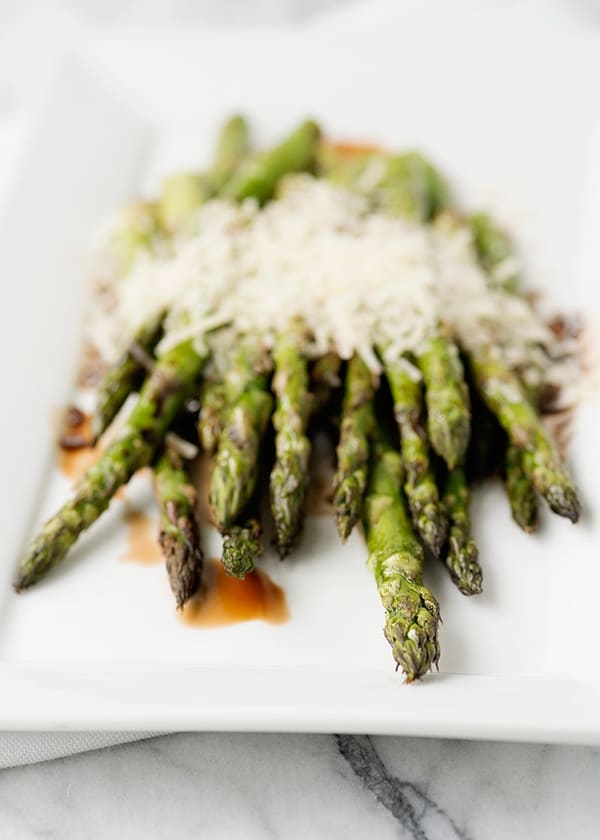 Grilled Asparagus with Balsamic and Parmesan