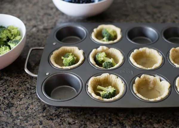 mini broccoli quiche recipe