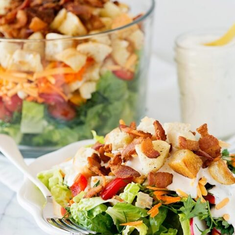 Kansas Chopped Salad with Peppercorn Ranch