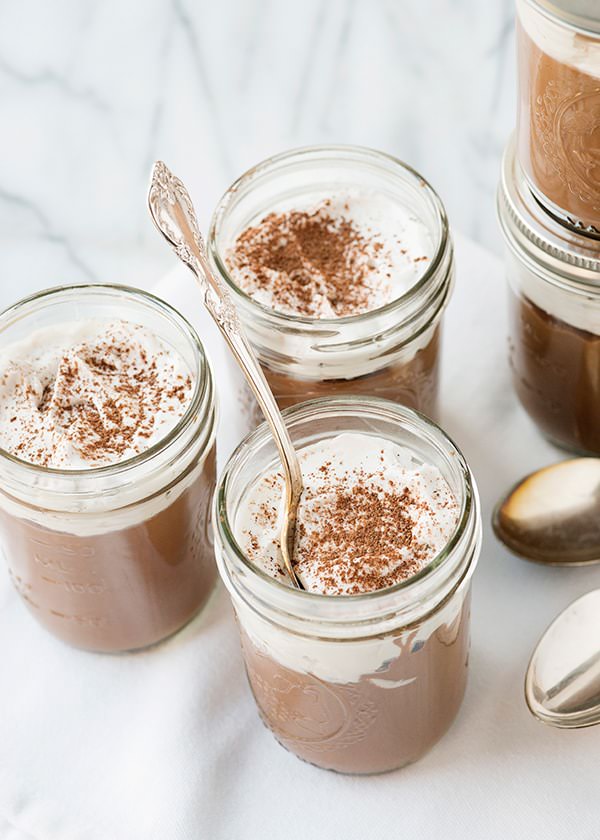 Vegan Chocolate Pudding with Whipped Coconut Cream