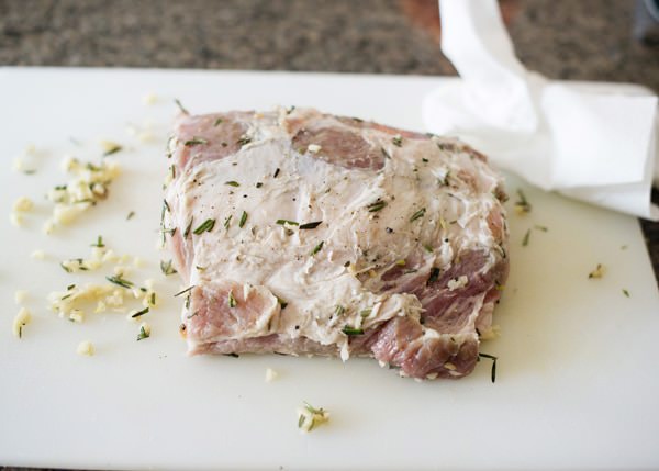 Garlic and Rosemary Pork Loin Recipe