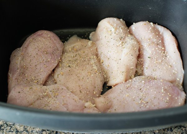 slow cooker shredded chicken recipe