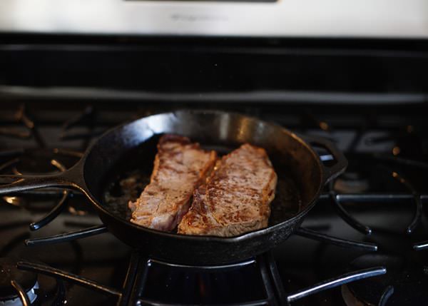 how to sear steak