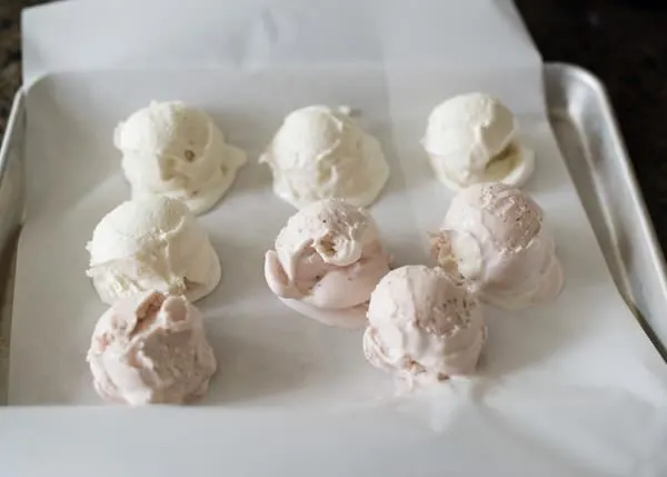 how to pre-scoop ice cream