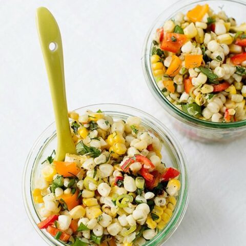 Grilled Corn Salad with Fresh Herbs