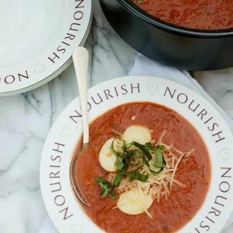 tomato basil soup with ravioli recipe