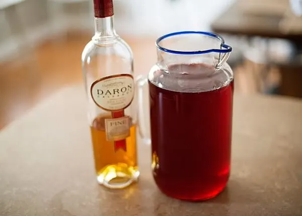 Calvados Brandy for cranberry calvados cocktail