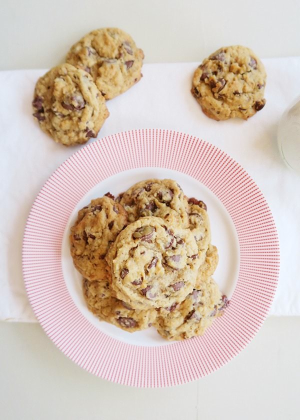 Soft Whole Wheat Caramel Chip Cookies