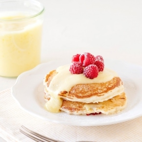 Lemon Raspberry Pancakes