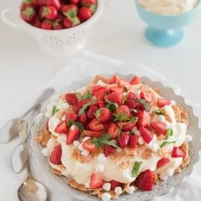 Strawberries and Custard Cream